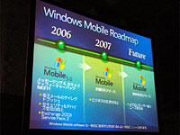 Windows Mobileのロードマップ