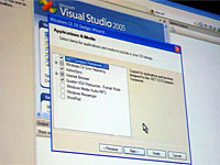 Visual Studio 2005でWindows CE 6の構成を決める